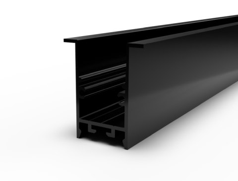 Alu-Kragenprofil TKP25/42 schwarz