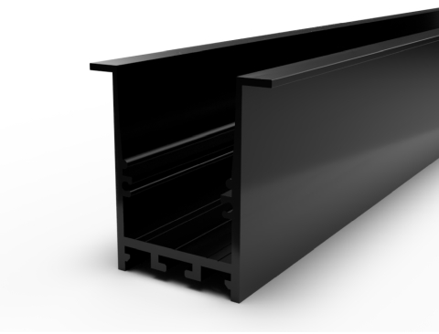 Alu-Kragenprofil TKP35/51 schwarz