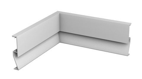Innenecke für Sockelleiste PFG401,Silber,250x13x80