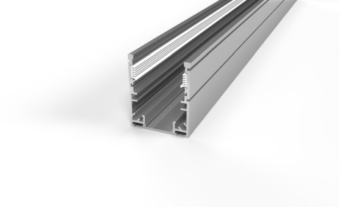 Aluprofil VARDAflex Platin Wallwasher, 2 Meter