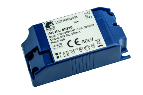 LED-Netzgerät 24V 12W IP20 Schraubanschluss