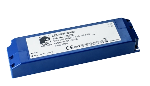 LED Netzgerät 24V 150W IP20 Klemmanschluss