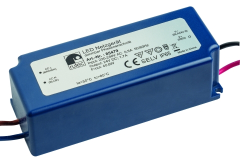 LED Netzgerät 24V 40,8W IP65 Dimmb.