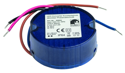 LED Konverter 600mA 4,8W-7,2W