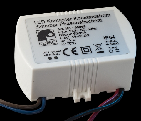 LED Konverter 600mA 18W-25W