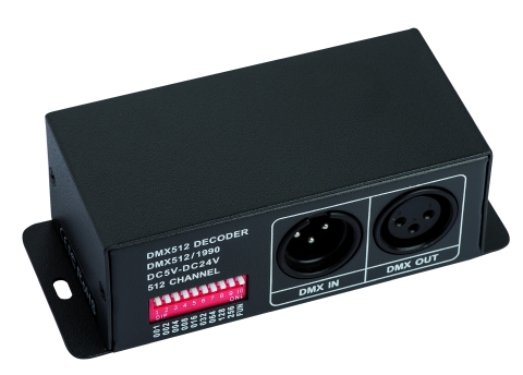 DMX-SPI Decoder RGB programmierbar