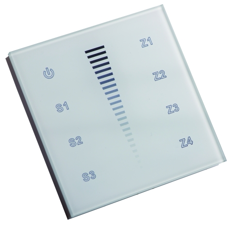 DMX Touchpanel 4 ZONEN einfarbig