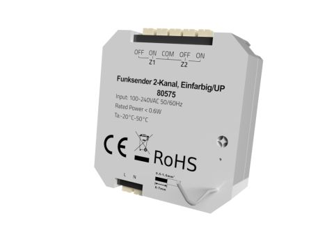 Funksender 2-Kanal, Einfarbig/UP