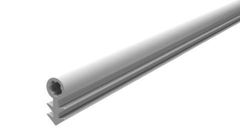Schlauchdichtung weiß, 1000x4mm